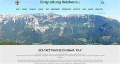 Desktop Screenshot of bergrettung-reichenau-rax.at