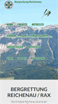 Mobile Screenshot of bergrettung-reichenau-rax.at